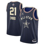 Maillot All-Star 2024 Eastern Conference Joel Embiid Navy Swingman - Homme